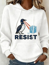 Women's Resist Print Casual Sweatshirt