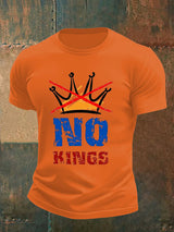 🔥Buy 3 Get 15% Off🔥Men's   NO KINGS Print T-Shirt