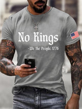 🔥Buy 3 Get 15% Off🔥Men's No Kings In America Print T-shirt