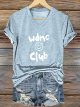 Women's  Retro Funny Proud Member Of Club Menopause Perimenopause Print  T-Shirt