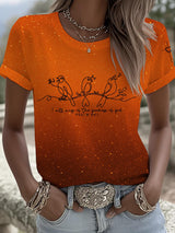 Women's  I Will Sing Of The Goodness Of God  Print Shirt