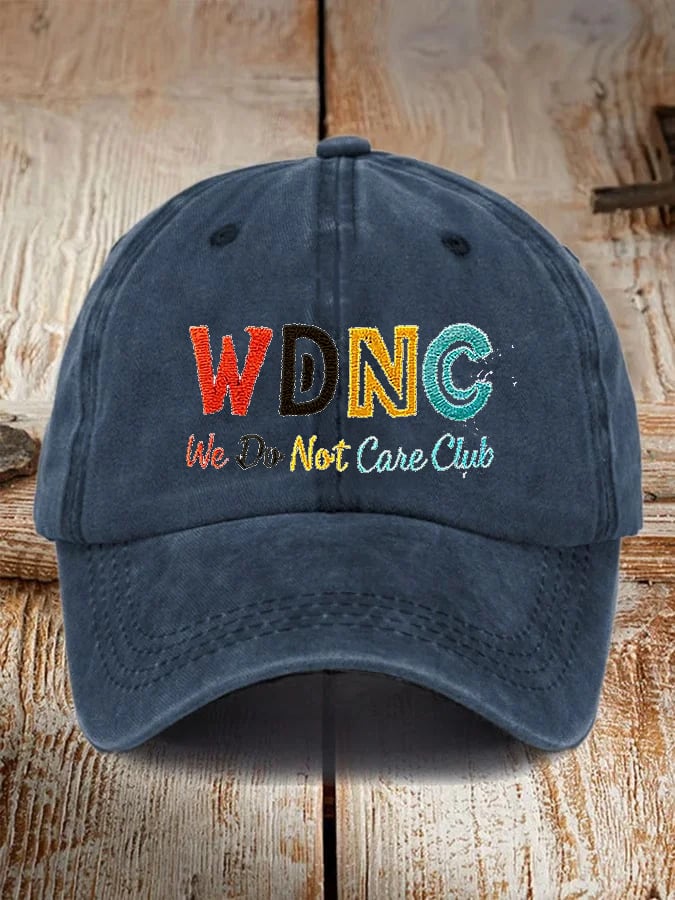 🔥Buy 3 Get 15% Off🔥Unisex  Retro Funny WDNC We Do Not Care Club Menopause Perimenopause Print Baseball Cap