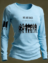 Women's Retro Leisure  Print Shirt