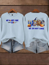 🔥Buy 3 Get 15% Off🔥Women's Halloween WDNC Menopause And Perimenopause Print Sweatshirt