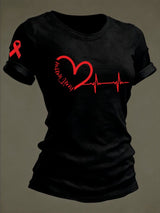 Women's Heart Disease Awareness T-shirt