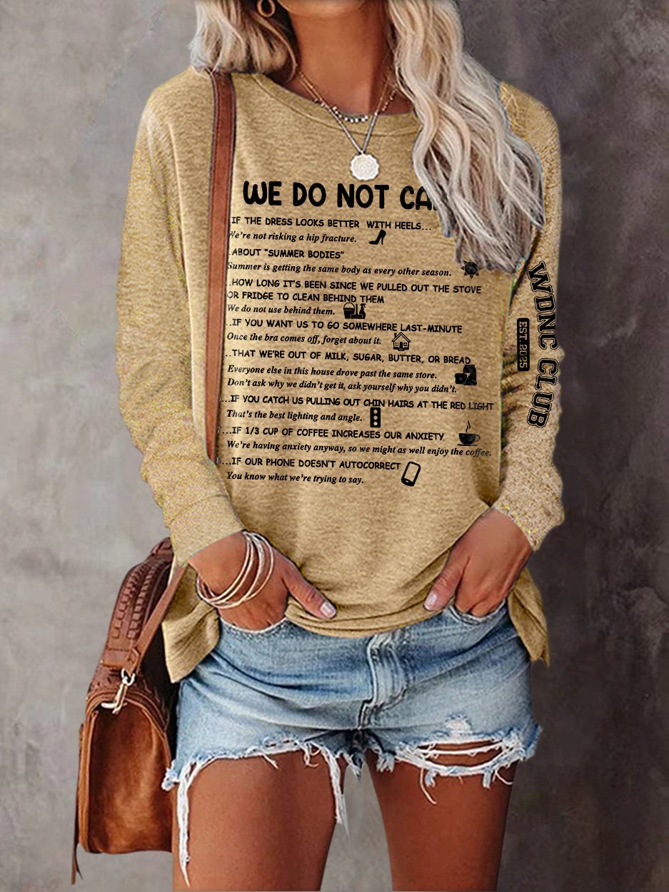 🔥Buy 3 Get 15% Off🔥Retro Funny WDNC Club Menopause Perimenopause Print T-Shirt