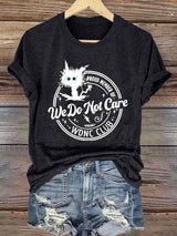 🔥Buy 3 Get 15% Off🔥Retro Funny Proud Member Of WDNC Club We Do Not Care Menopause Perimenopause Print T-Shirt