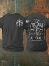 Men's The Truth THe Life The Way Short-sleeved T-shirt