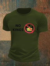 🔥Buy 3 Get 15% Off🔥Men's   NO KINGS Print T-Shirt