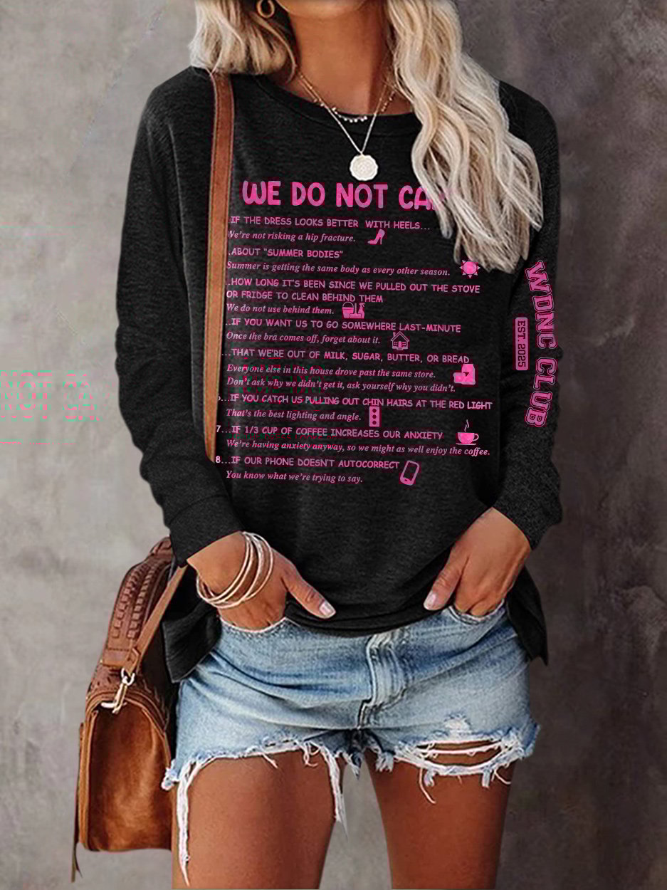 🔥Buy 3 Get 15% Off🔥Retro Funny WDNC Club Menopause Perimenopause Print T-Shirt