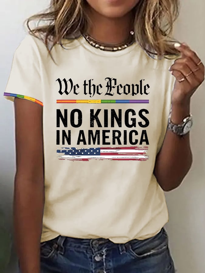 🔥Buy 3 Get 15% Off🔥Women's Casual Proud Reject King Printed T-shirt