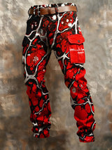 Men's Casual Heart Disease Awareness  Pants