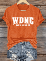 🔥Buy 3 Get 15% Off🔥Women's  Retro Funny Proud Member Of Club We Do Not Care Menopause Perimenopause Print  T-shirt