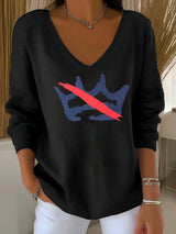 🔥Buy 3 Get 15% Off🔥Women's  America has no kings print  Sweatshirt