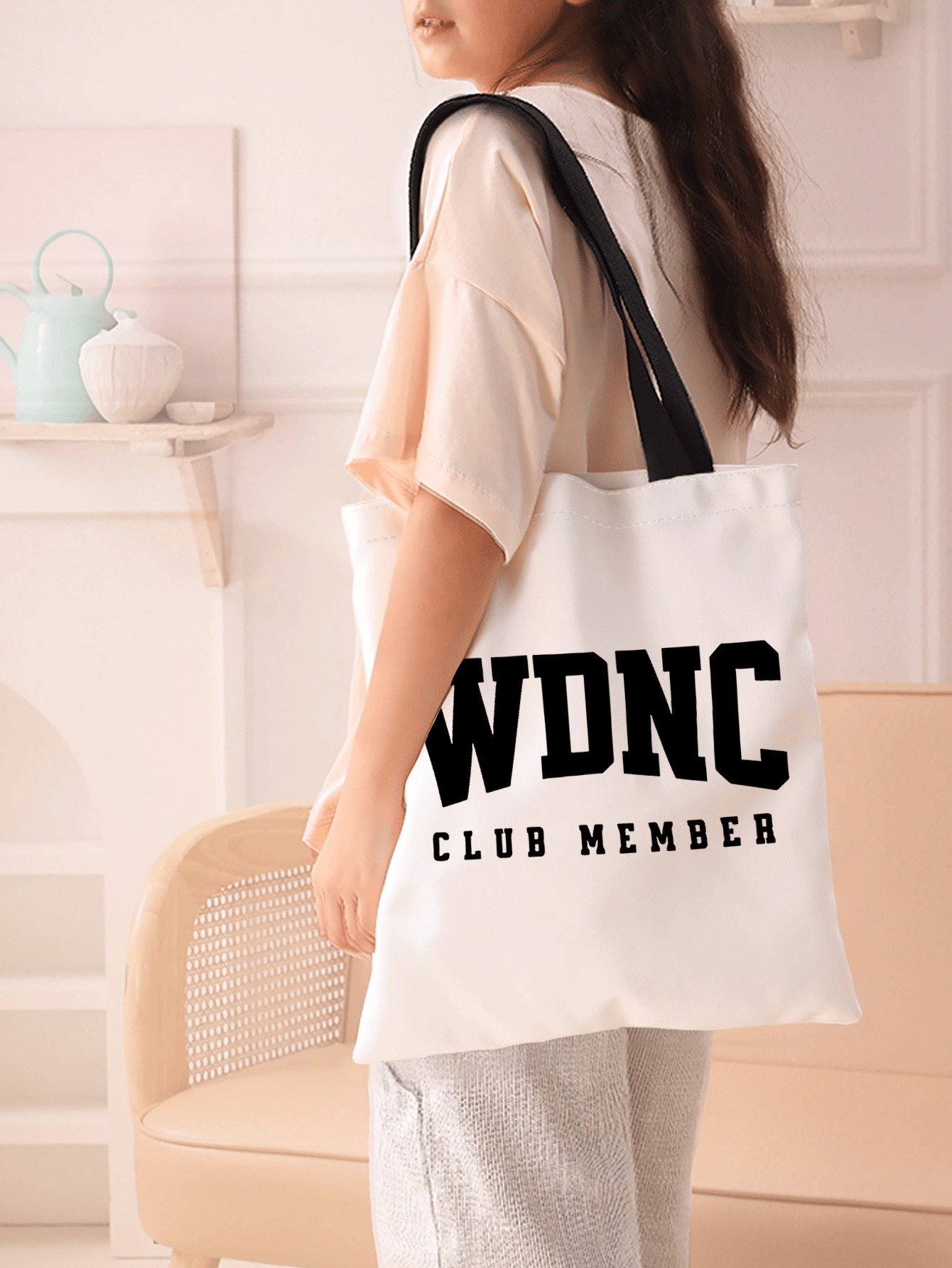 Women's  Retro Funny Proud Member Of Club We Do Not Care Menopause Perimenopause Print  Bag
