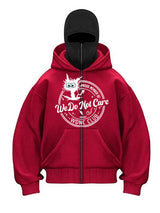 Men's  Zipped Hoodie Of WDNC Club Menopause Perimenopause Print  Hoodie