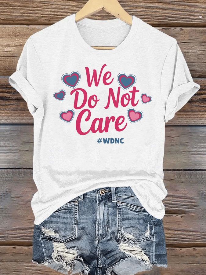 🔥Buy 3 Get 15% Off🔥Women's  Retro Funny Proud Member Of Club We Do Not Care Menopause Perimenopause Print  T-shirt