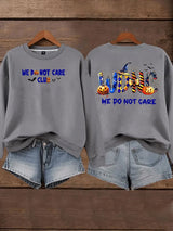 🔥Buy 3 Get 15% Off🔥Women's Halloween WDNC Menopause And Perimenopause Print Sweatshirt