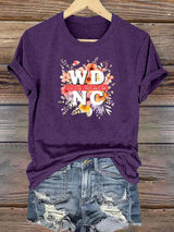 Women's  Retro Funny Proud Member Of Club Menopause Perimenopause Print T-Shirt