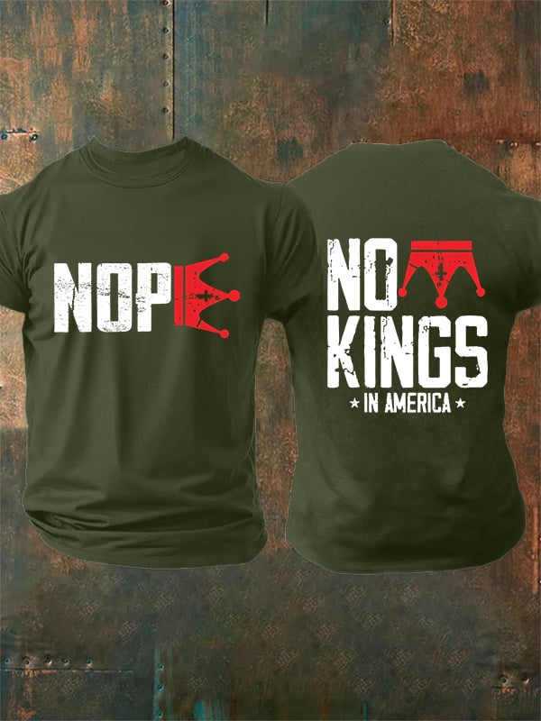 Men's  No Kings In America T-Shirt