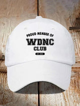 Unisex  Retro Funny Proud Member Of Club We Do Not Care Menopause Perimenopause Print  Hat