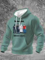 Men's  Same shit Different costume Print Hoodie