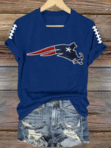 Women's Football Printed T-Shirt