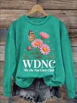 Women's  Retro Funny Proud Member Of Club Menopause Perimenopause Print  Sweatshirt