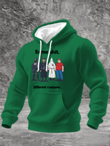 Men's  Same shit Different costume Print Hoodie