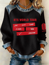 Women's Leisure  Print Sweatshirt