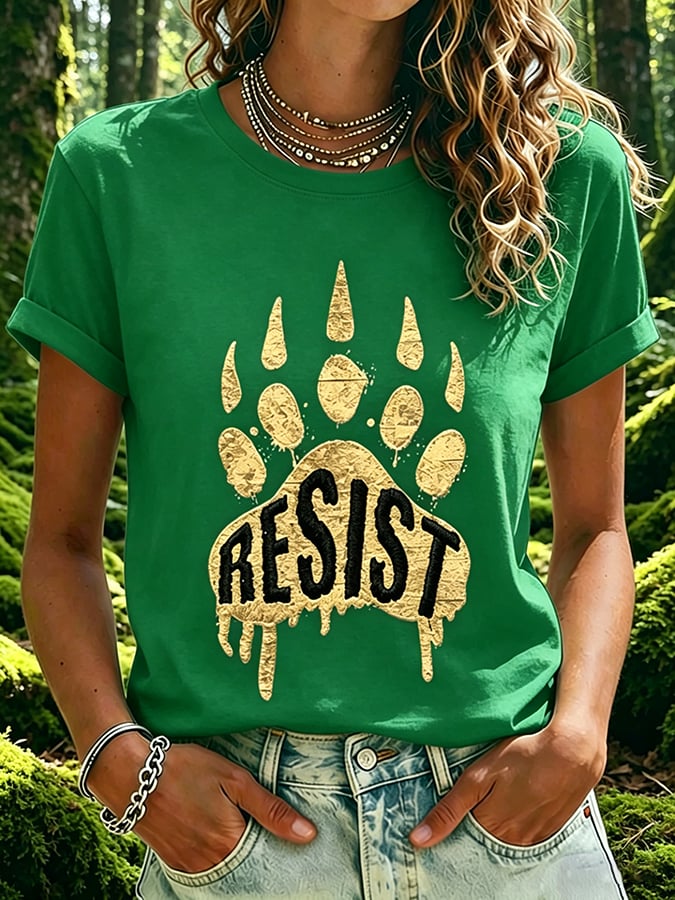 Only You Can Stop It - Save America'S Forests Resist T-Shirt