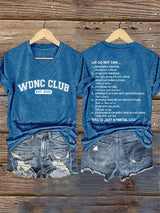 🔥Buy 3 Get 15% Off🔥V-Neck Retro Proud Member Of WDNC Club Est. 2025 Print T-Shirt
