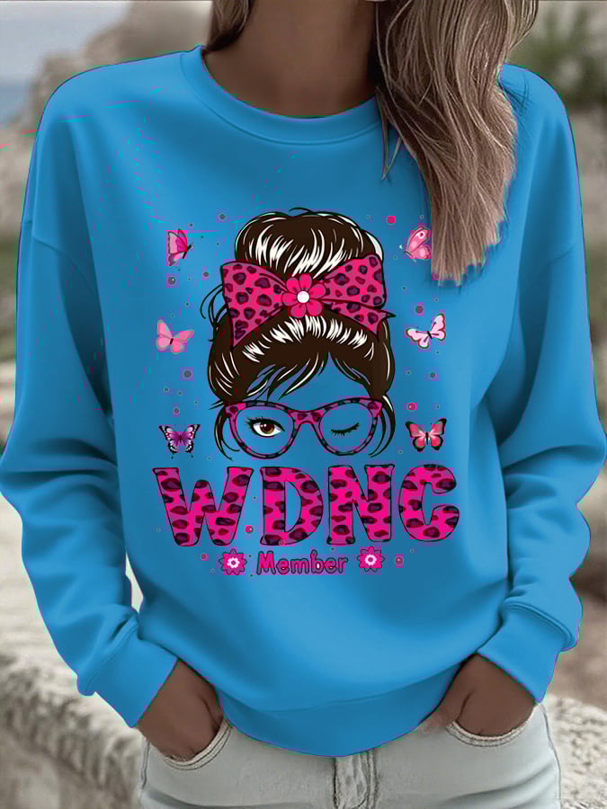 🔥Buy 3 Get 15% Off🔥Women's WDNC Menopause & Perimenopause Printed Sweatshirt
