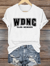 🔥Buy 3 Get 15% Off🔥Women's  Retro Funny Proud Member Of Club We Do Not Care Menopause Perimenopause Print  T-shirt