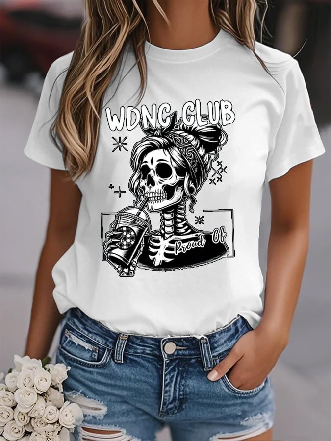 🔥Buy 3 Get 15% Off🔥Women's WDNC Menopause and Perimenopause Print T-Shirt