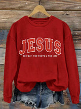 Women's JESUS THE WAY. THE TRUTH & THE LIFE Sweatshirt