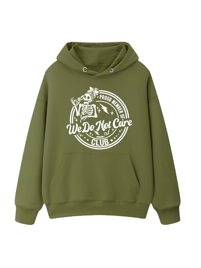 Women's  Retro Funny Proud Member Of Club Menopause Perimenopause  Print Casual  Hoodie