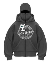 Men's  Zipped Hoodie Of WDNC Club Menopause Perimenopause Print  Hoodie
