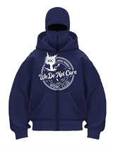 Men's  Zipped Hoodie Of WDNC Club Menopause Perimenopause Print  Hoodie