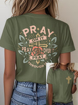 🔥Hot Sale Picks 🔥Women's Faith Print T-shirt