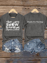 🔥Buy 3 Get 15% Off🔥Women's Retro Last Show Tree Print T-Shirt