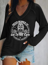 🔥Buy 3 Get 15% Off🔥Women's  V-neck Retro Funny Proud Member Of  Club Menopause Perimenopause Print T-Shirt