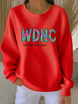 Retro Funny Proud Member Of WDNC Club Menopause Perimenopause Print Casual Sweatshirt