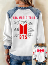 Women'S 2026 Bts Comeback Printed Casual Sweatshirt