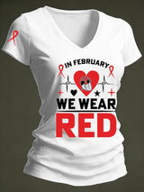 Women's Heart Disease Awareness T-shirt