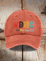 🔥Buy 3 Get 15% Off🔥Unisex  Retro Funny WDNC We Do Not Care Club Menopause Perimenopause Print Baseball Cap