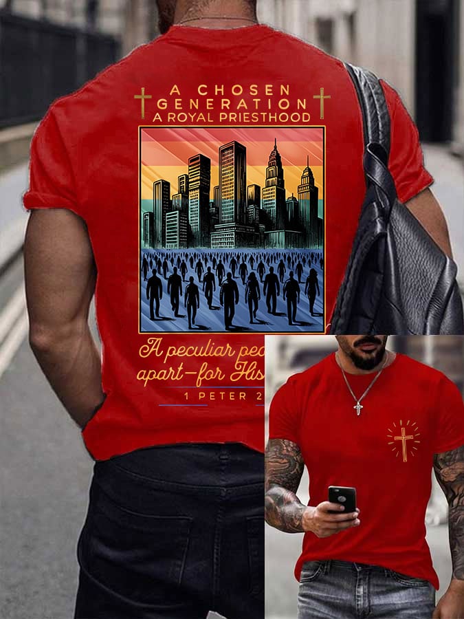 Men's A Chosen Generation A Royal Priesthood  Printed Shirt
