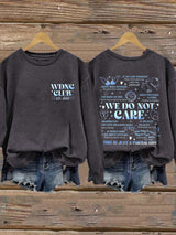 🔥Buy 3 Get 15% Off🔥Retro Funny Proud Member Of WDNC Club Est. 2025 Menopause Perimenopause Print Sweatshirt