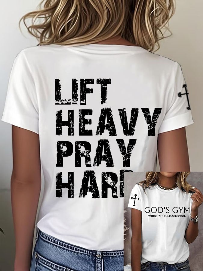 Women's  Gym Faith T-Shirt