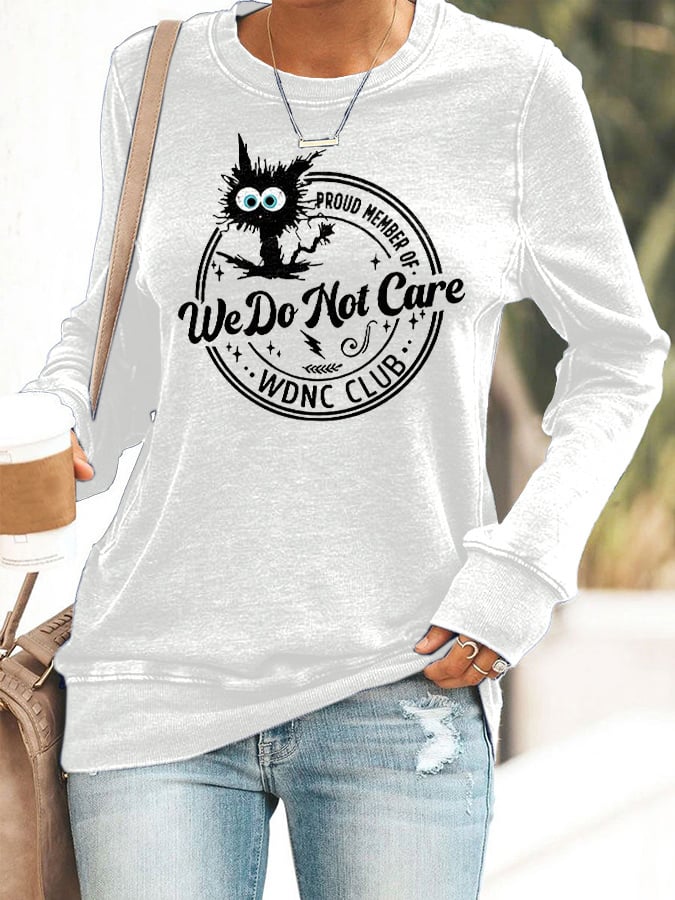 🔥Buy 3 Get 15% Off🔥Retro Funny Proud Member Of WDNC Club Menopause Perimenopause Print Sweatshirt